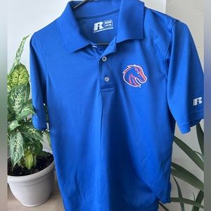 BSU Blue polo